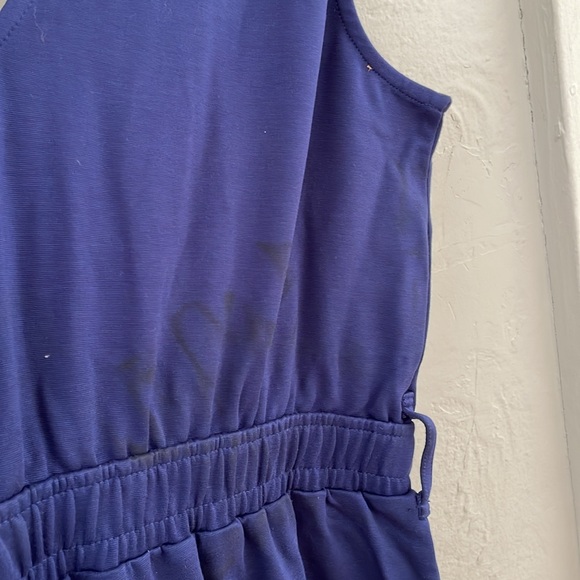 CARALYN MIRAND Women's The Drop Sleeveless Wrap Jumpsuit Size XL in Navy - Picture 8 of 9